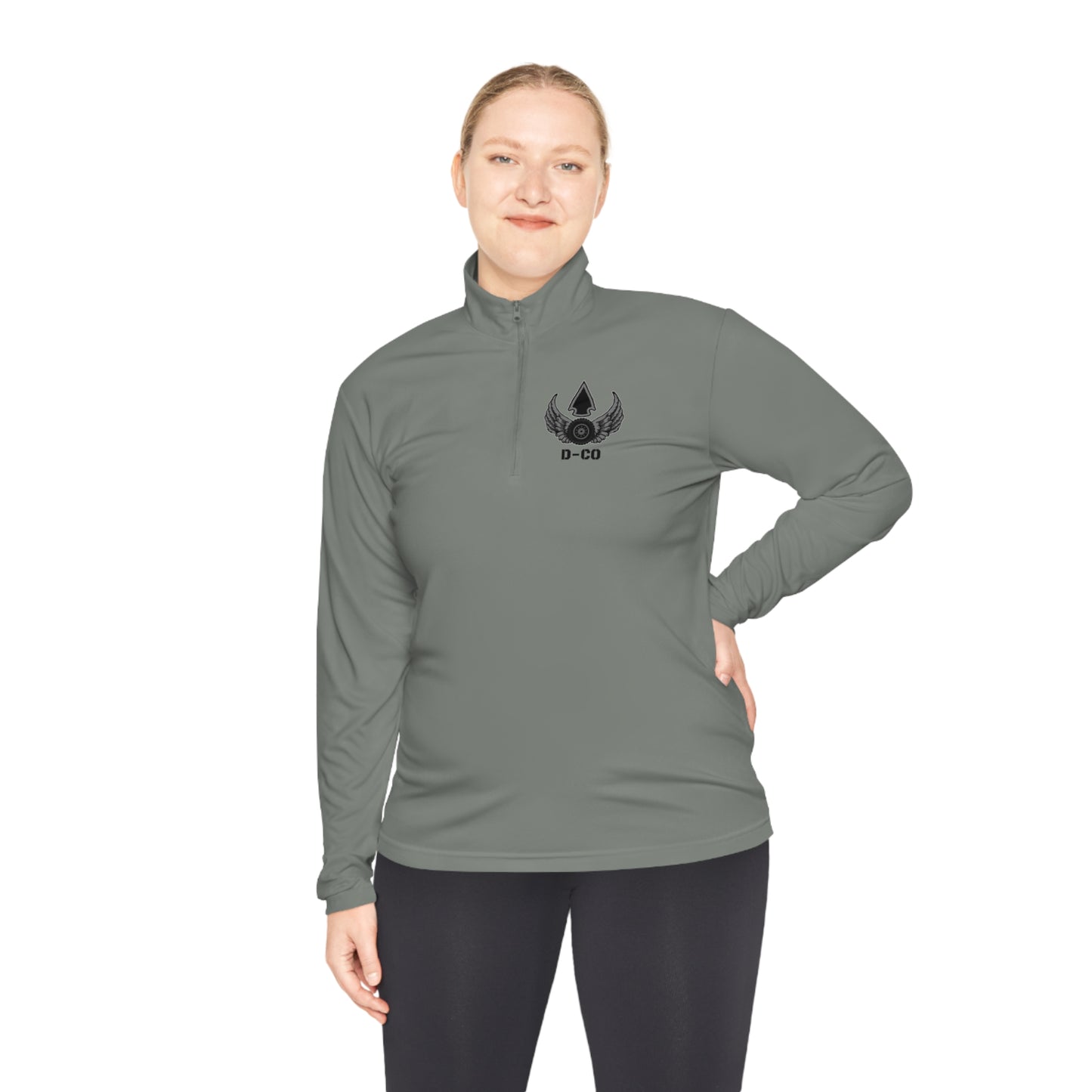 D CO Unisex Quarter-Zip Pullover