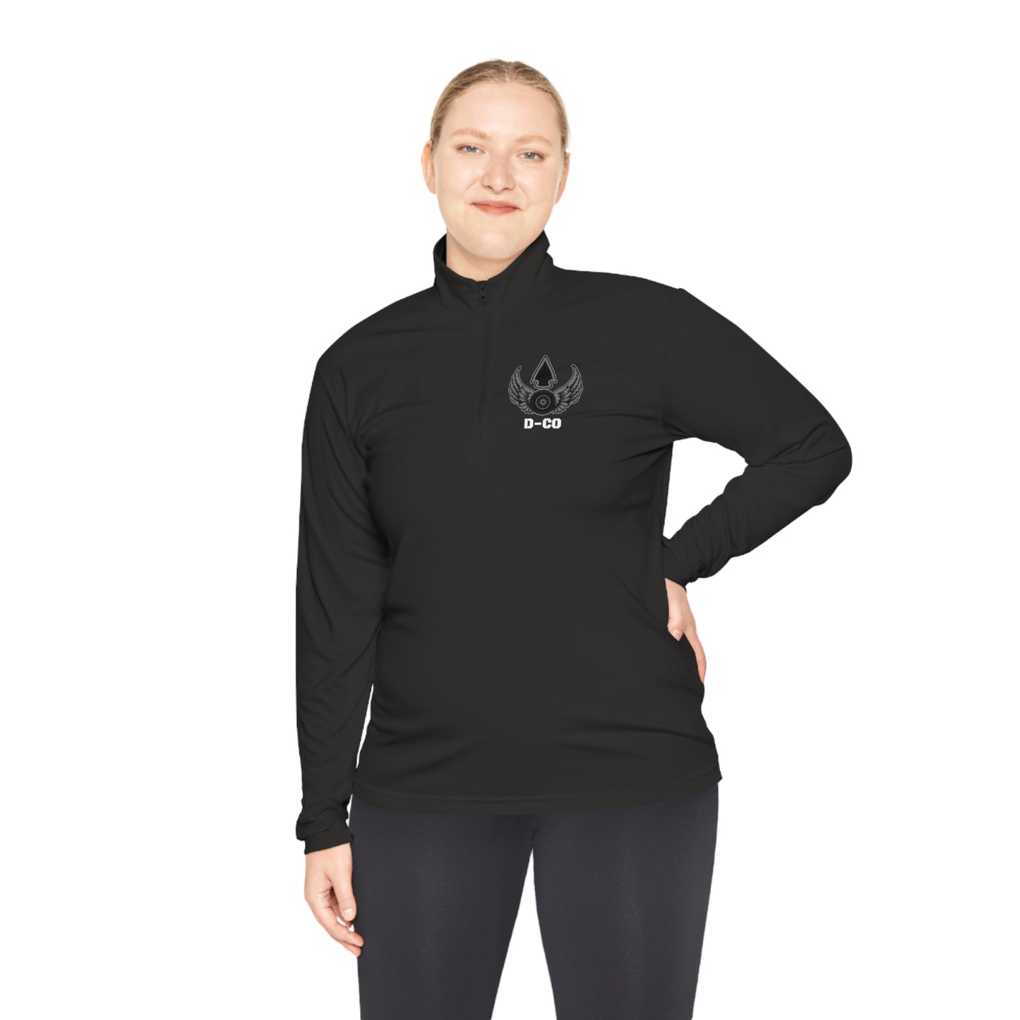 D CO Unisex Quarter-Zip Pullover