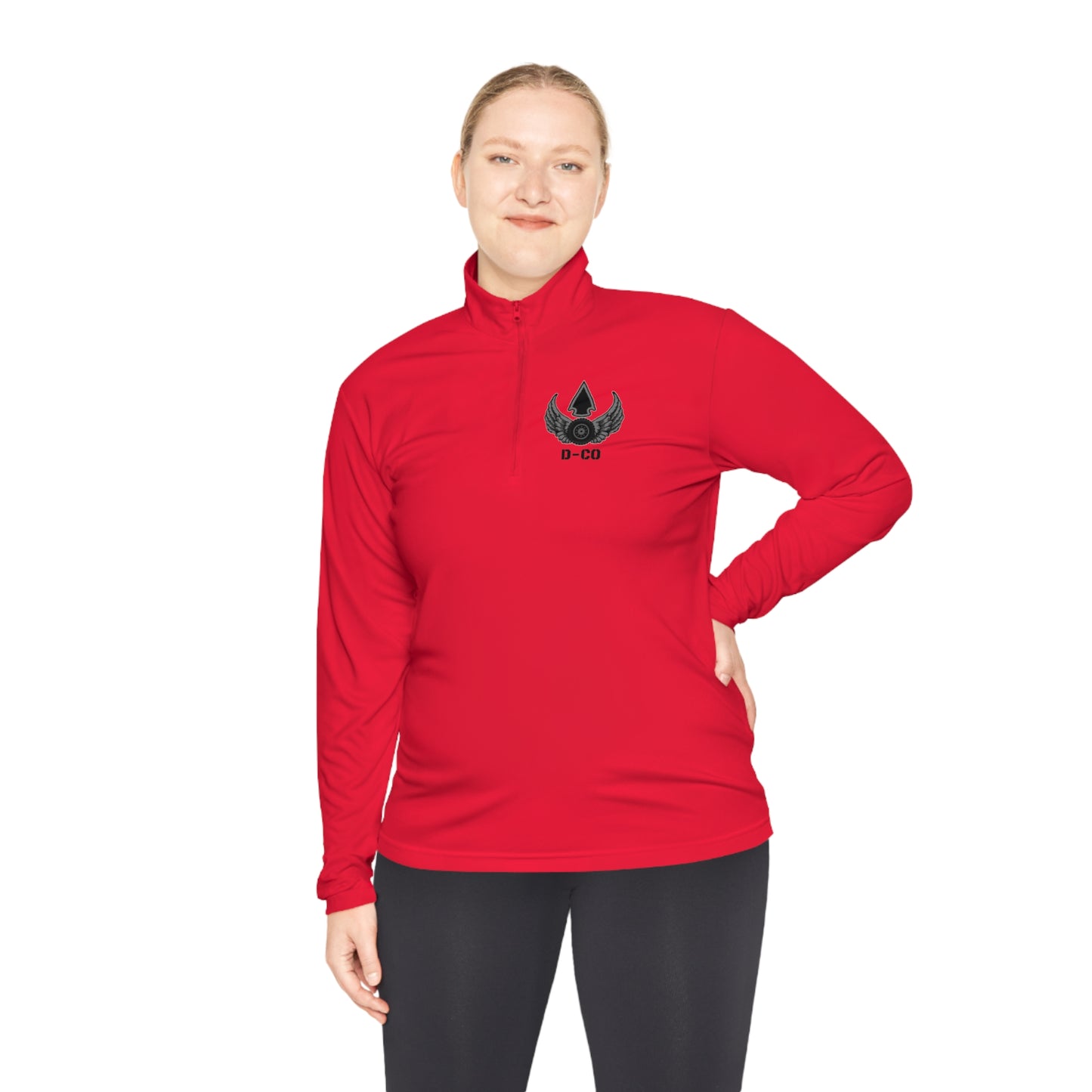 D CO Unisex Quarter-Zip Pullover