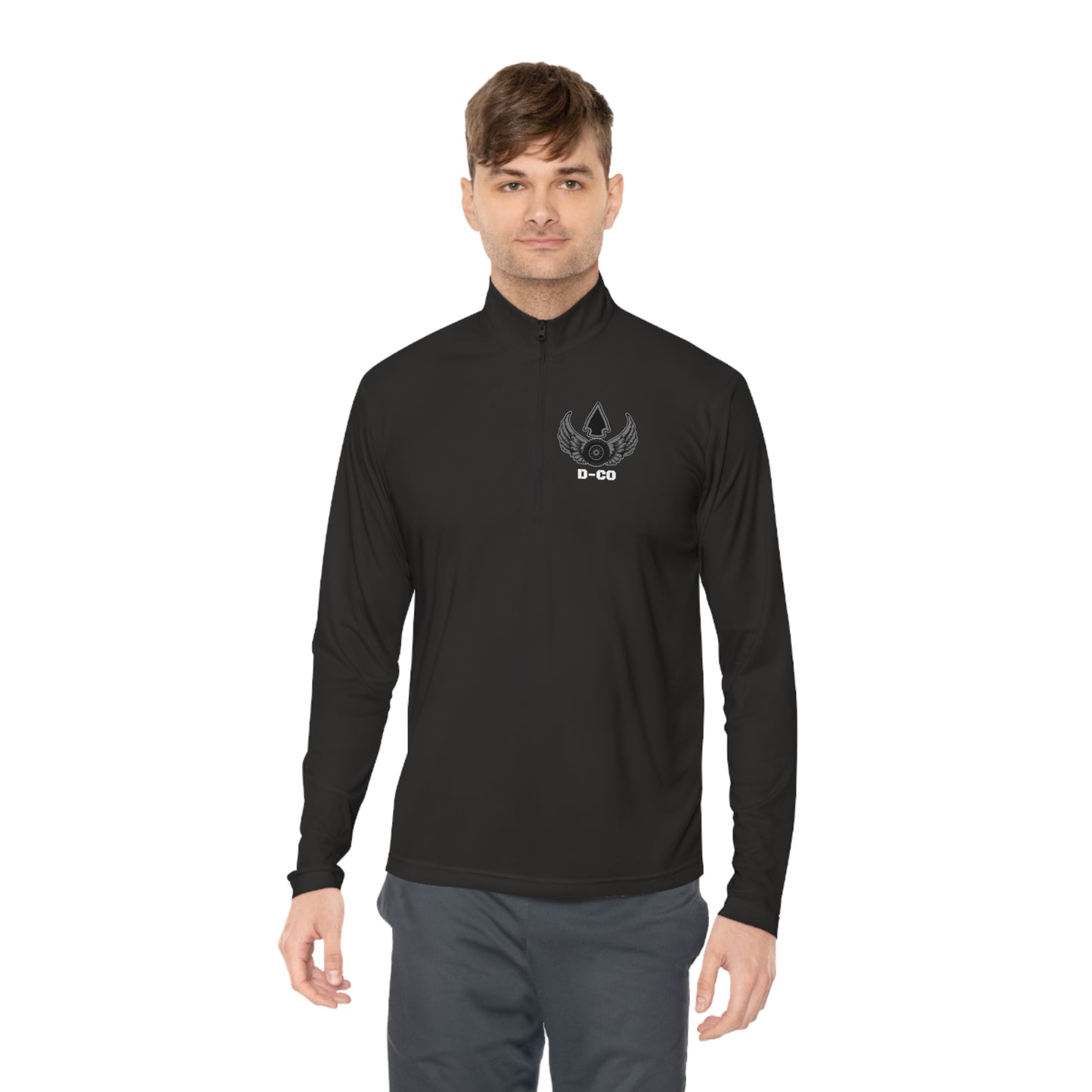 D CO Unisex Quarter-Zip Pullover